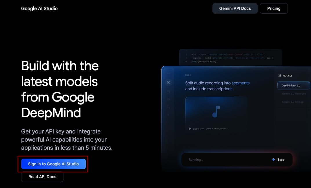 Google AI Studio
